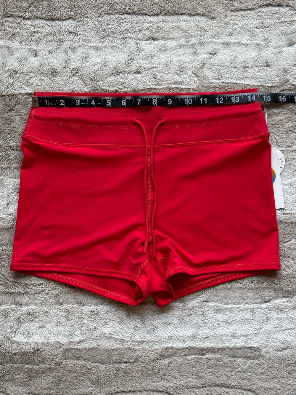 NWT Vuori Shorty Swim Shorts in Bright Red Size L - Picture 6 of 13